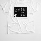  Konservuoti rašomieji marškinėliai „Cotton twitter“