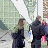 Add Fuel neofreskos „Disruption 07: kokliai“ pristatymas. Rūtos Petniūnaitės nuotr.