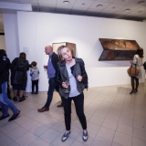 Parodų atidarymo akimirka. Nerijaus Jankausko nuotr.