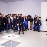 Parodų atidarymo akimirka. Nerijaus Jankausko nuotr.