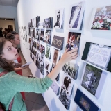 Parodos VAKARŲ VĖJAI atidarymo akimirka. Nerijaus Jankausko nuotr.