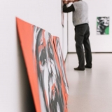 Virginijaus Viningo retrospektyvinė tapybos paroda „Trys dešimtmečiai“ iškeliauja į laisvę. Domo Rimeikos nuotr.