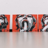 Virginijaus Viningo retrospektyvinė tapybos paroda „Trys dešimtmečiai“ iškeliauja į laisvę. Domo Rimeikos nuotr.