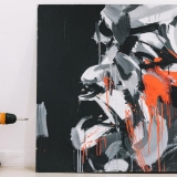 Virginijaus Viningo retrospektyvinė tapybos paroda „Trys dešimtmečiai“ iškeliauja į laisvę. Domo Rimeikos nuotr.