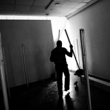 Jaunųjų menininkių jungtinės šiuolaikinio meno parodos „Ar ji ateina?“ pabaiga. Domo Rimeikos nuotr.