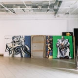 Virginijaus Viningo retrospektyvinė tapybos paroda „Trys dešimtmečiai“ iškeliauja į laisvę. Domo Rimeikos nuotr.