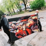 Virginijaus Viningo retrospektyvinė tapybos paroda „Trys dešimtmečiai“ iškeliauja į laisvę. Domo Rimeikos nuotr.