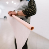 Jaunųjų menininkių jungtinės šiuolaikinio meno parodos „Ar ji ateina?“ pabaiga. Domo Rimeikos nuotr.