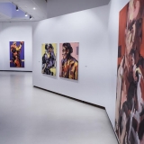 Virginijaus Viningo parodos „Trys dešimtmečiai“ ekspozicijos fragmentas. Nerijaus Jankausko nuotr.