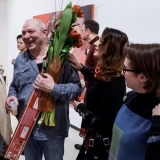 Virginijaus Viningo parodos „Trys dešimtmečiai“ atidarymas. Nerijaus Jankausko nuotr.