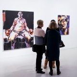 Virginijaus Viningo parodos „Trys dešimtmečiai“ ekspozicijos fragmentas. Nerijaus Jankausko nuotr.