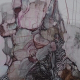 Vitalija Petraitytė. „Virsmas“. 99x69 cm. Akvarelė, popierius.