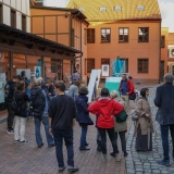 Tapybos akcija-hepeningas „Laisvė“. Donato Bielkausko nuotr.